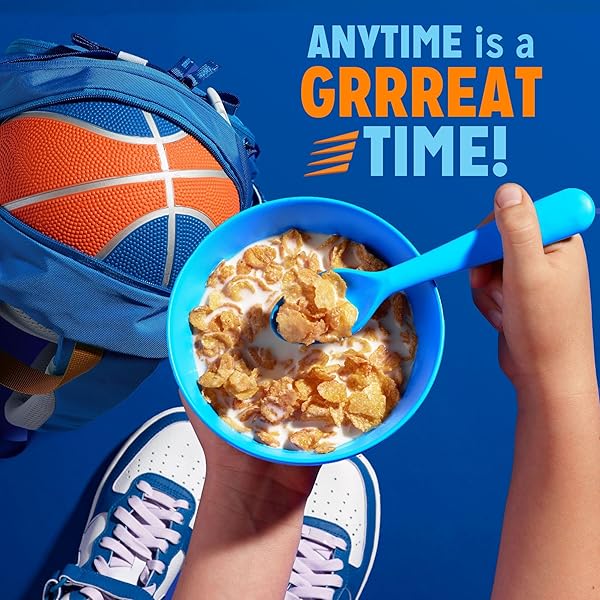 FROSTED FLAKES BREAKFAST CEREAL, 8 VITAMINS AND MINERALS, KIDS SNACKS, LARGE SIZE, ORIGINAL, 17.3OZ BOX (1 BOX)