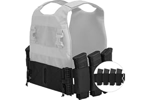 PETAC GEAR Carry Elastic Cummerbund,8 AR Mag Pouches for Vest Quick Release Mounting Strap for FCPC LBT LBX (Set)