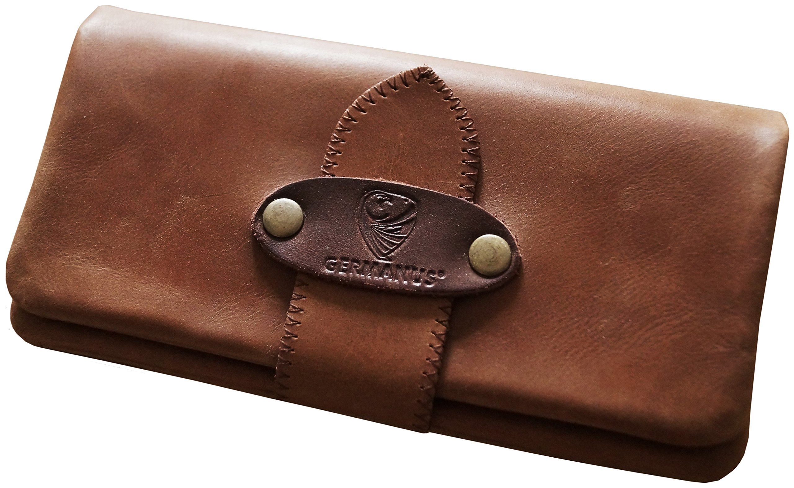 GERMANUS Lorum - Tobacco Pouch from Genuine Leather - Made in EU