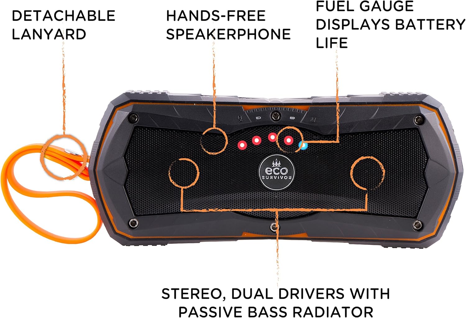 ecosurvivor bluetooth speaker