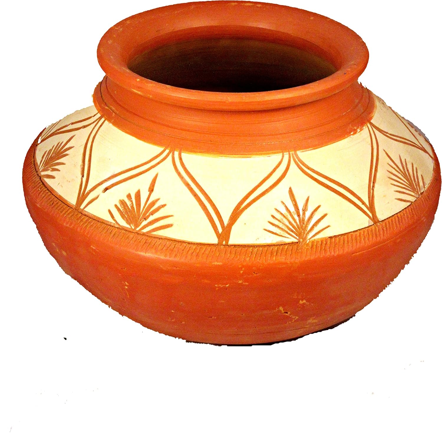 Buy Suninow Clay Terracotta 2l Handi Pongal Pot Lpg And