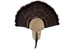 Walnut Hollow Country Turkey Fan Mount & Display Kit, Solid Wood Rustic Barn Board Finish, Charcoal