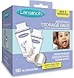 Lansinoh Breastmilk Storage Bags, 100 Count, BPA Free and BPS Free (Packaging May Vary)
