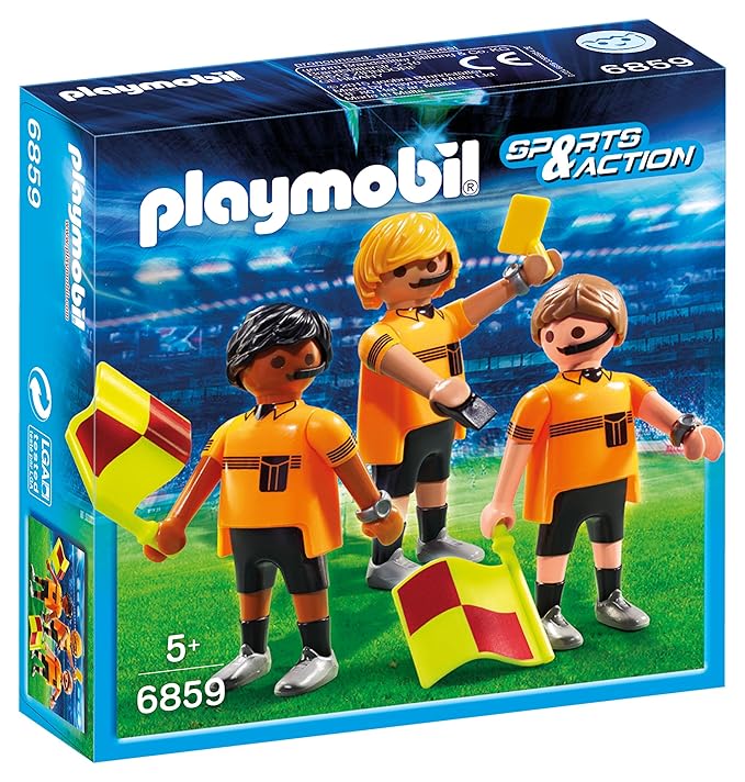 title=Playmobil 6859- Arbitro e Guardalinee, Multicolore