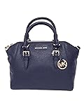 Michael Kors Ciara Large Top Zip Satchel Navy