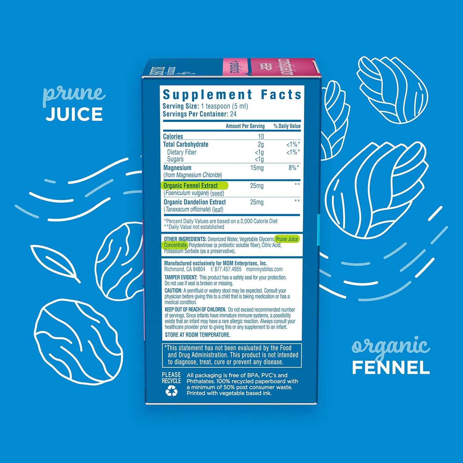 mommy's bliss gripe water constipation