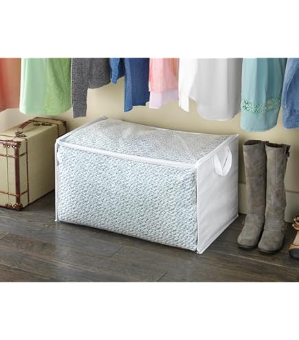 thumbnail image 2 of Whitmor Heavy Duy Canvas Zippered Under Bed Bag, Jumbo 2 of 13