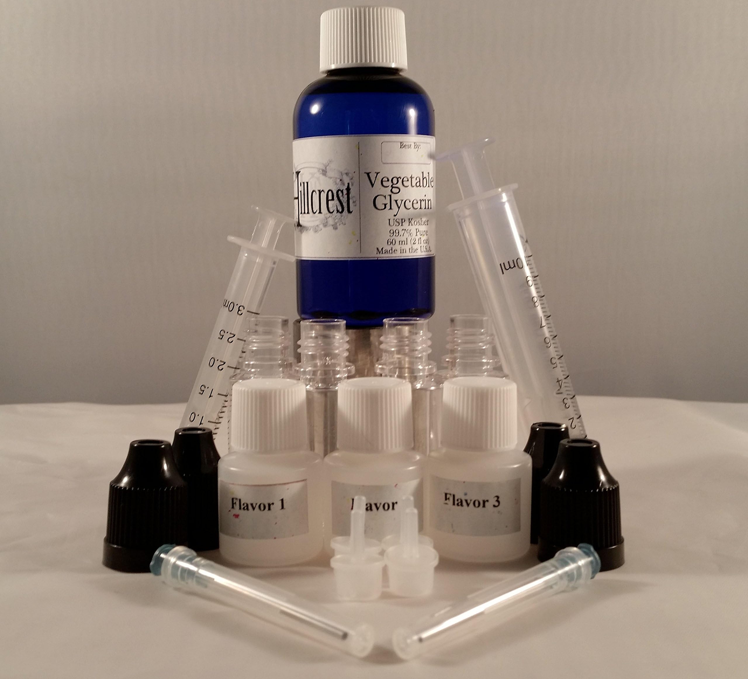 75 ml+ Vegetable Glycerin w/Flavor Concentrates