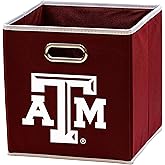 Franklin Sports NCAA College Team Fabric Storage Cubes Made to Fit Storage Bin Organizers
