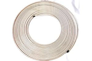 The Stop Shop 50 Ft. Roll of 1/4" Copper Nickel Brake Line Tubing