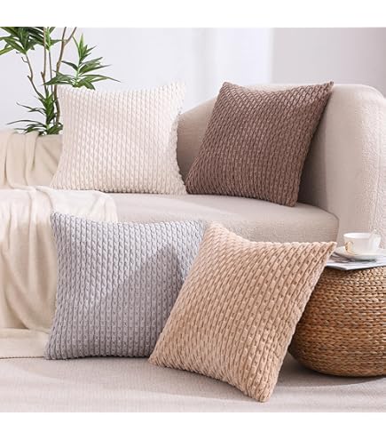 Amazon.com: All Smiles Couch Decorative Throw Pillow Covers 18x18