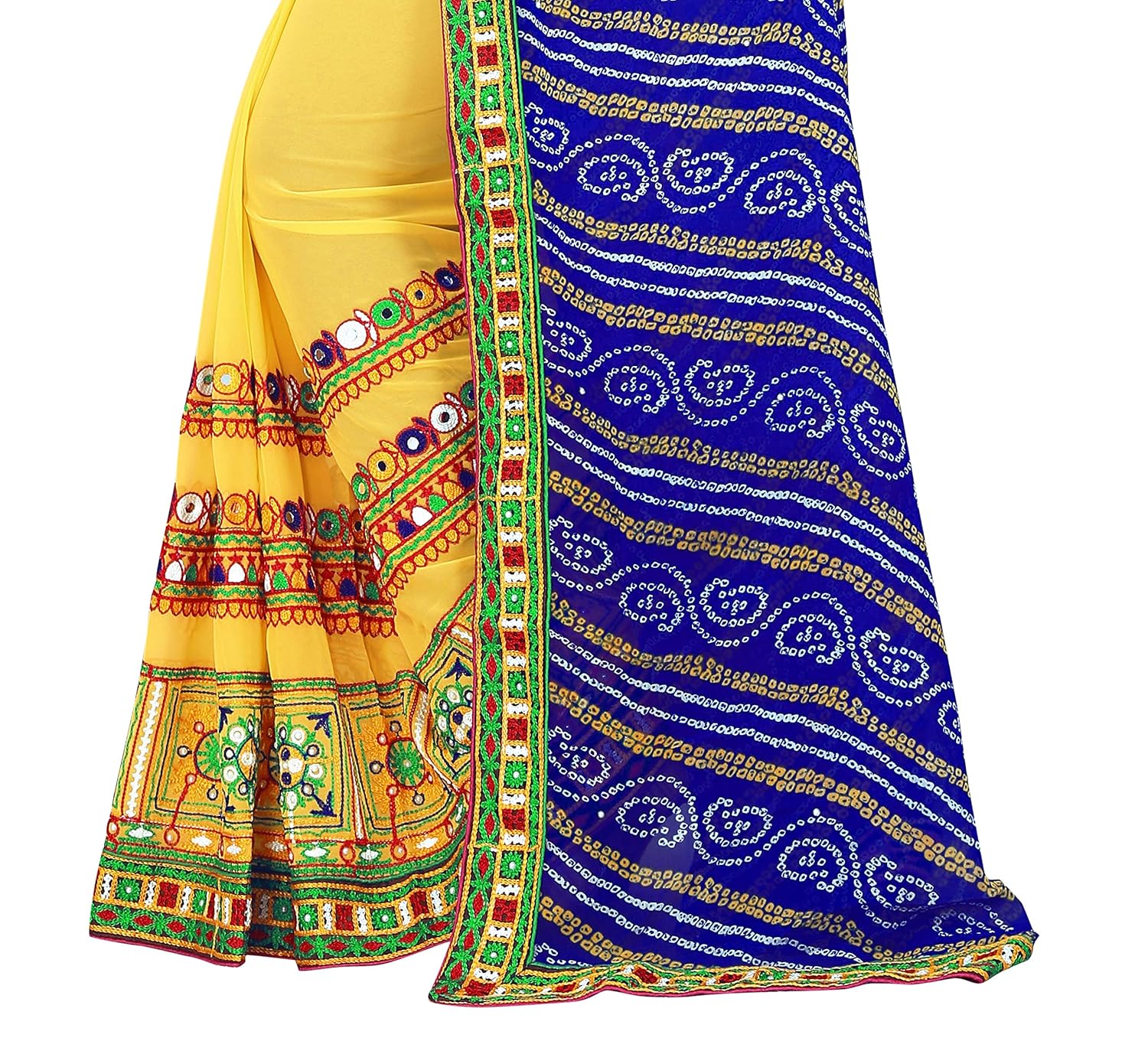 riva enterprise women's faux georgette saree