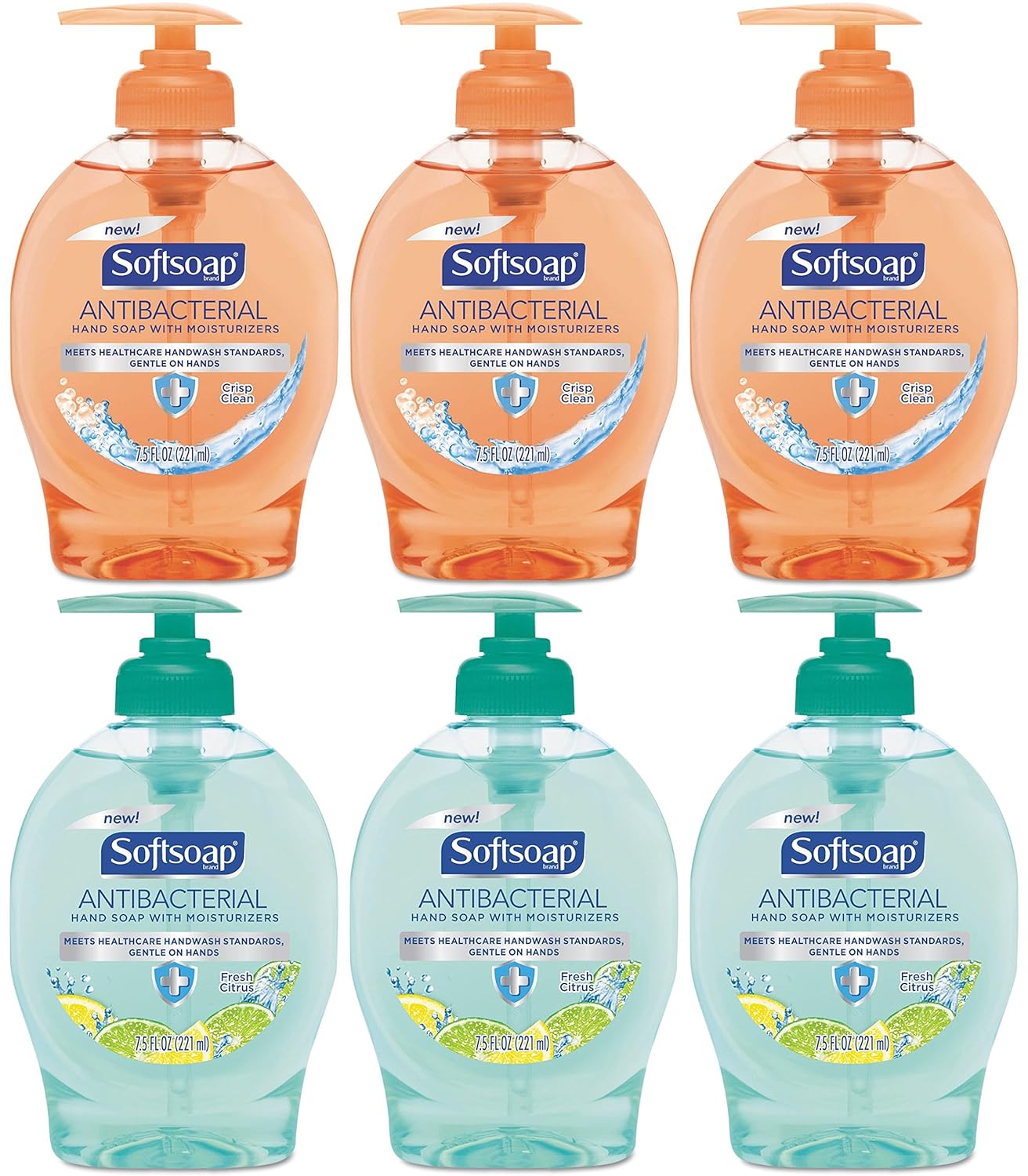 Softsoap Antibacterial Liquid Hand Soap with Moisturizers 7.5 Oz Pump
