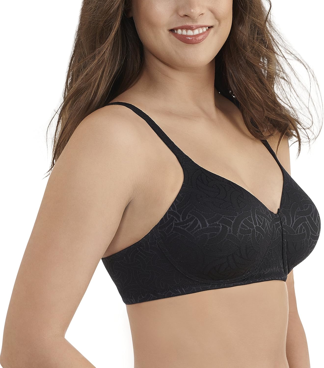 Vanity Fair Women S Body Shine Full Coverage Wirefree Bra 72298 At Amazon Women S Clothing Store