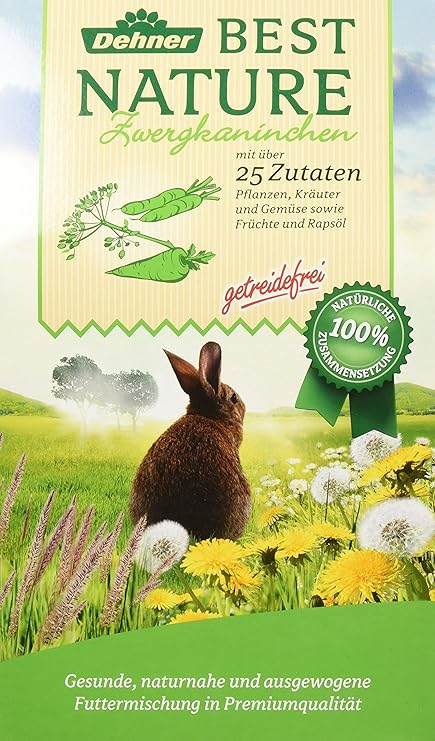 Dehner Best Nature, Nagerfutter für Zwergkaninchen