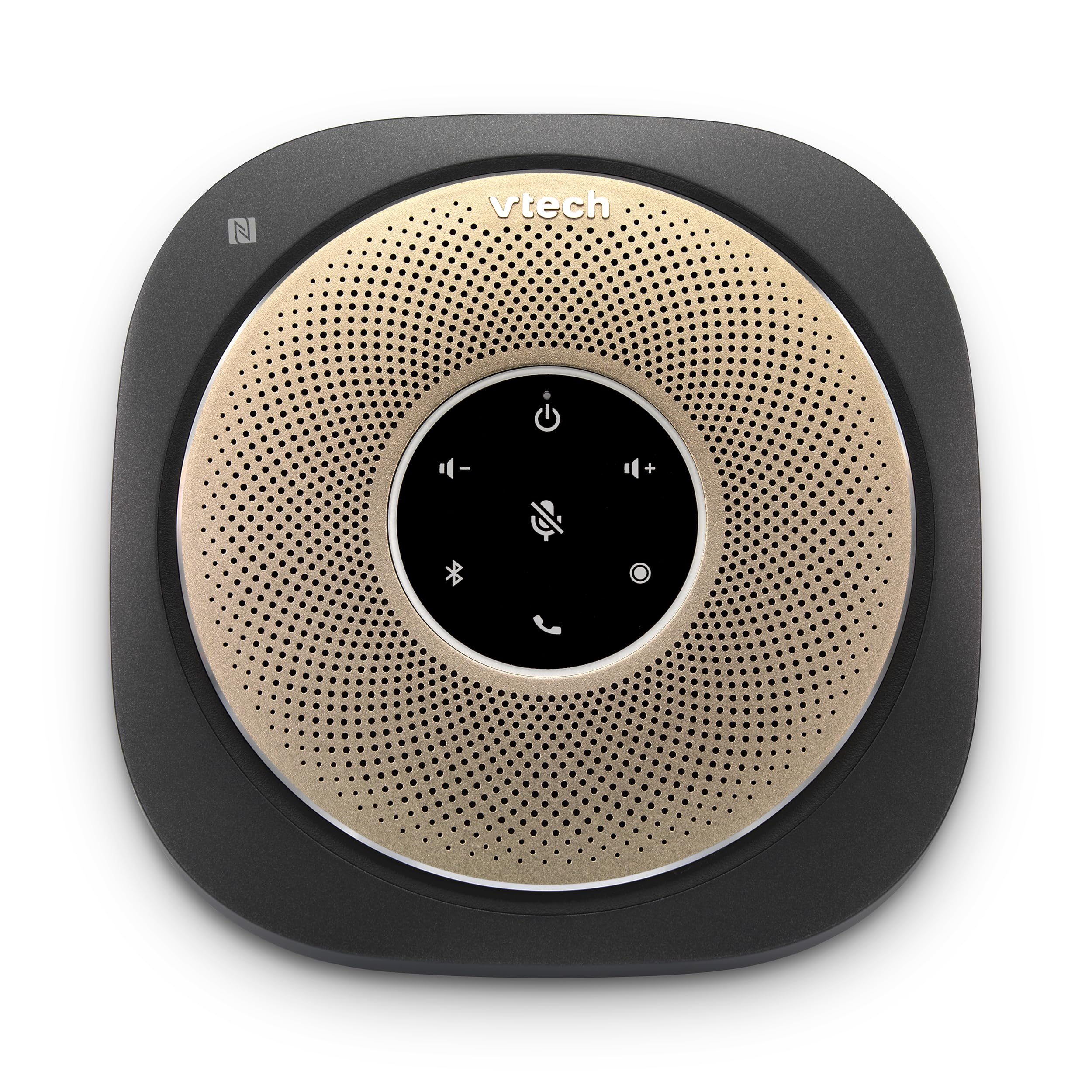 Photo 1 of VTech VCS601-2 Bluetooth Conference Speakerphone - 360° Premium Voice Pickup with 6 Microphones, Smart NFC Connect, 24H Call Time with HD Audio, Reverse Charging USB C, Voice Assistant, Home Office