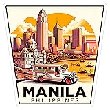 Manila Philippines Sticker Travel Outdoors Decal