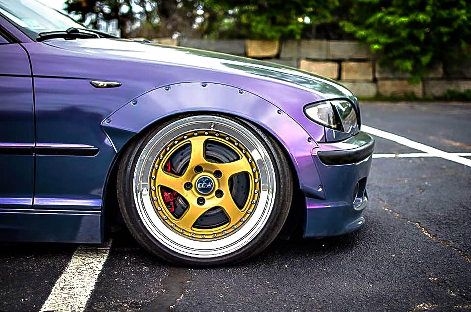 Расширение задних арок bmw e46