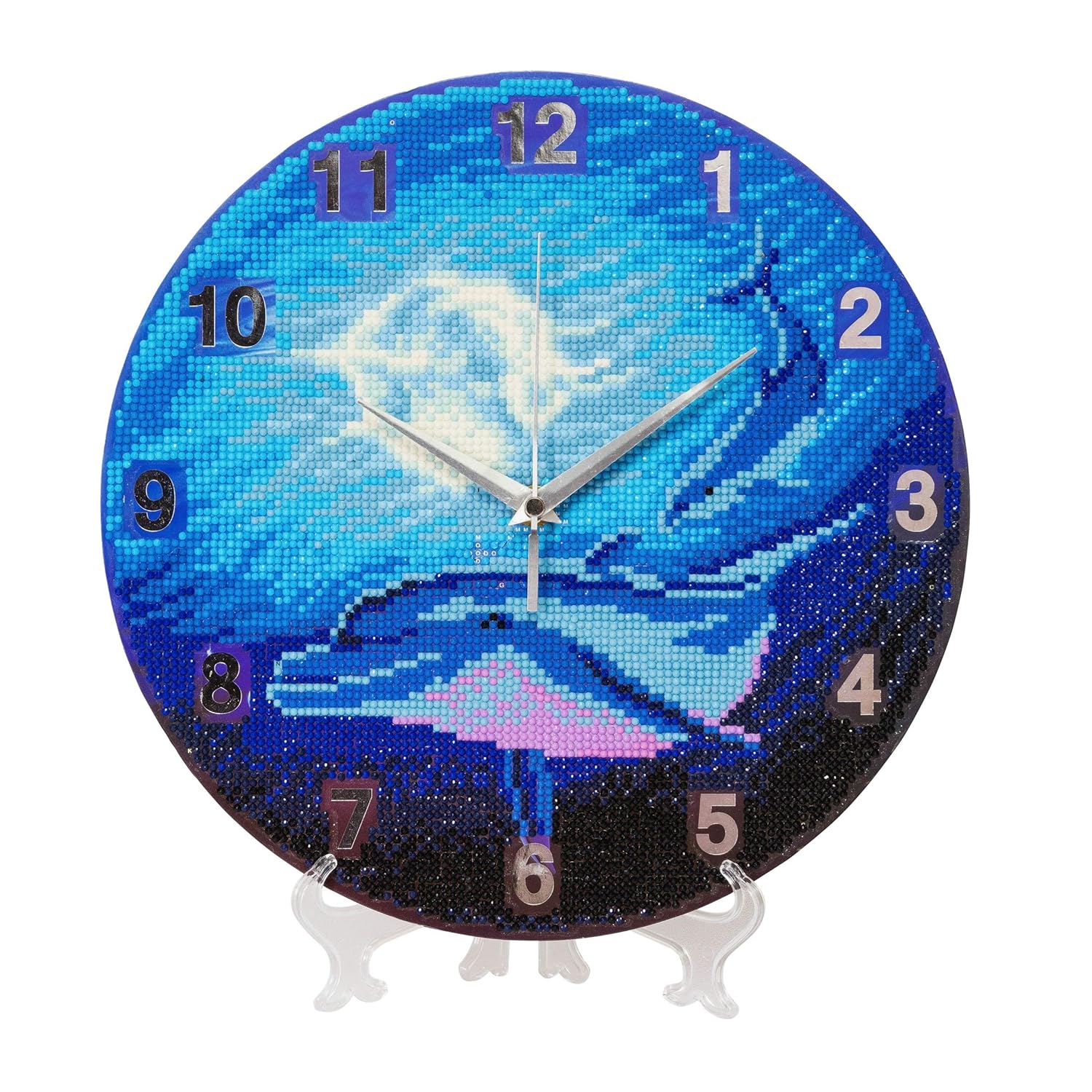 Crystal Art CLKS1 Crystal Clock Kits 30 x 30 cm, Multicoloured Amazon