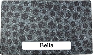 personalised dog food mat