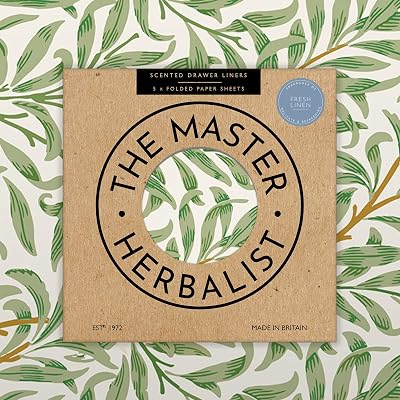 The Master Herbalist Fresh Linen Drawer Liners 5 sheets 60x42cm UK