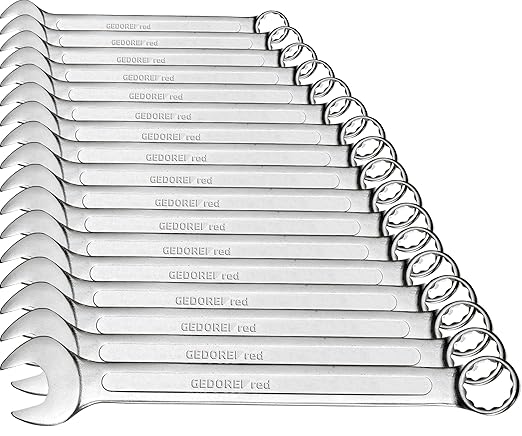 GEDORE red Ringmaulschlüssel-Satz metrisch 17-teilig Schlüsselweiten 6 - 22 mm im Halter