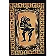 Traditional Jaipur Kamasutra Sex Positions Wall Poster, Indian Poster, Bohemian Wall Hanging, Hippie Dorm Room Decorations, Gypsy Wall Art, Size 30"x40", Good Luck Poster