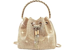 Rhinestone Purse for Women Sparkly Rhinestone Bag Evening Bag Silver Clutch Purses Bling Crossbody Bags for Women