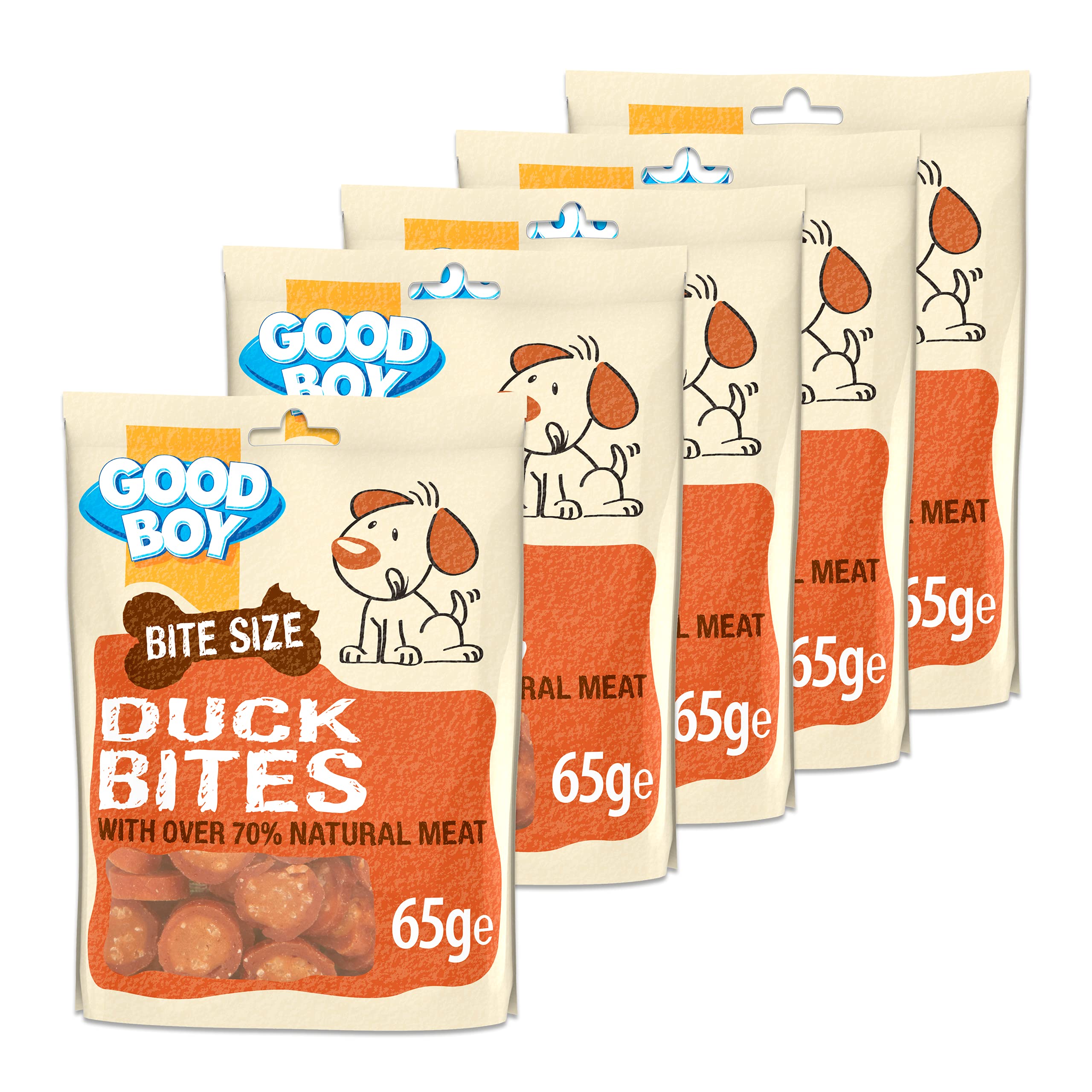 Good Boy Deli Bites Duck 65 g (Pack of 5)