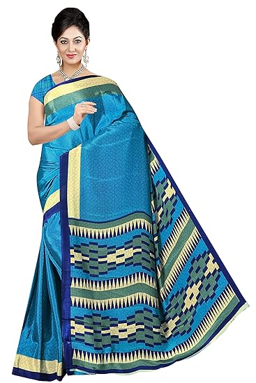 Winza Designer Womens Turky Silk Saree With Blouse (TRKS-9002)