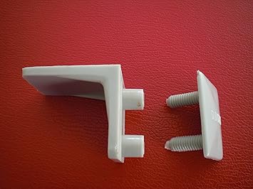 Anschlagwinkel für Rolladen senkrecht grau 2-teilig