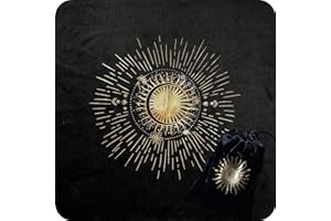 CRAFTERIAN Tarot Cloth and Bag Set Gold Foil (Gold Foil)