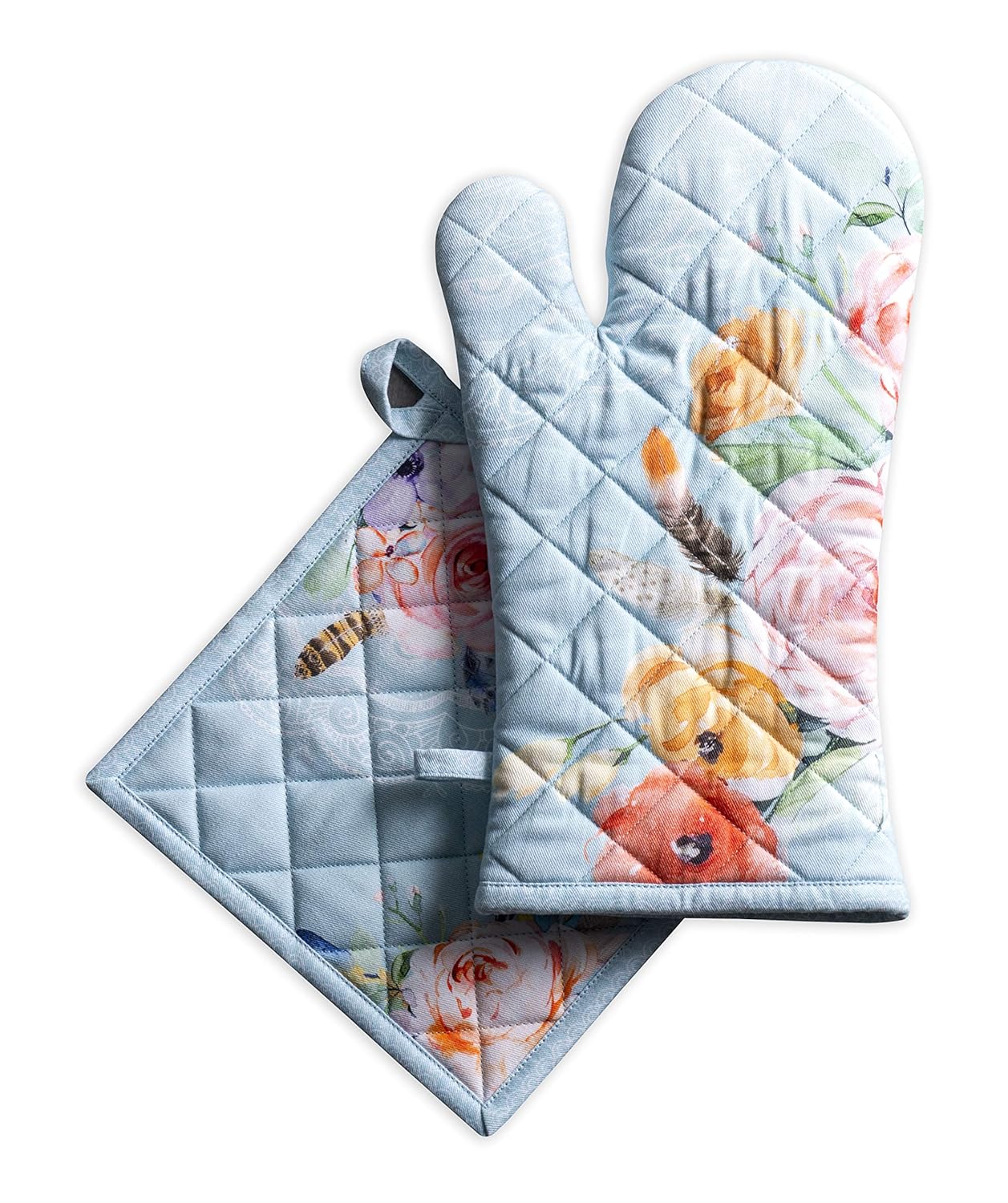 Best Pot Holders And Oven Mitts Sets Butterflies