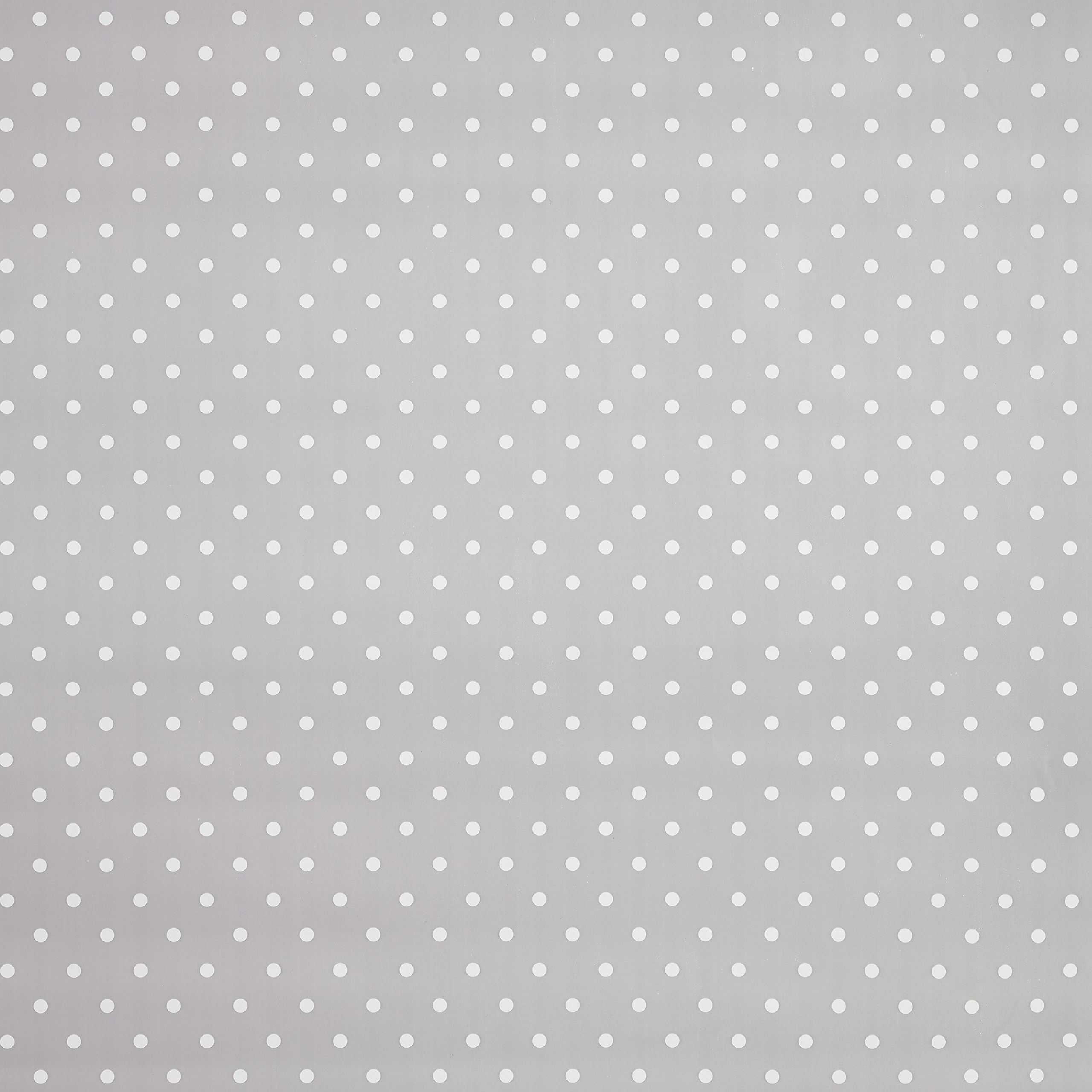 Small Dot Grey PVC Vinyl Oilcloth Wipe Clean Tablecloth Tablecloth 110cm x 110cm (43" x 43") Square