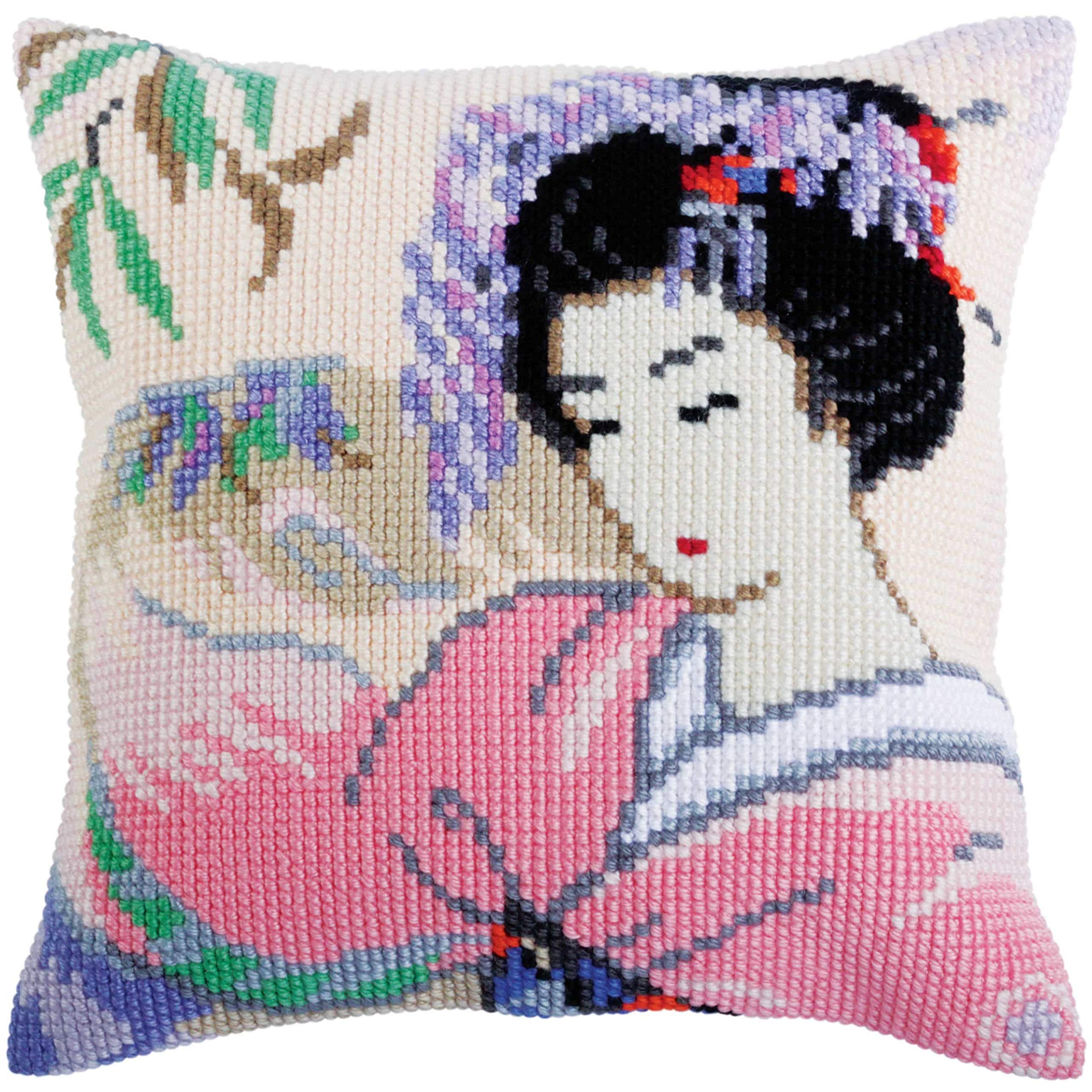 Collection d'Art Cross Stitch Cushion Kit: Mighty Tug