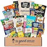 New 2023! ALL NATURAL Healthy Snacks Care Package (30 Ct): Bars, Cookies, Puffs, Crispy Fruit, Trail Mix, Gift Box, Office As