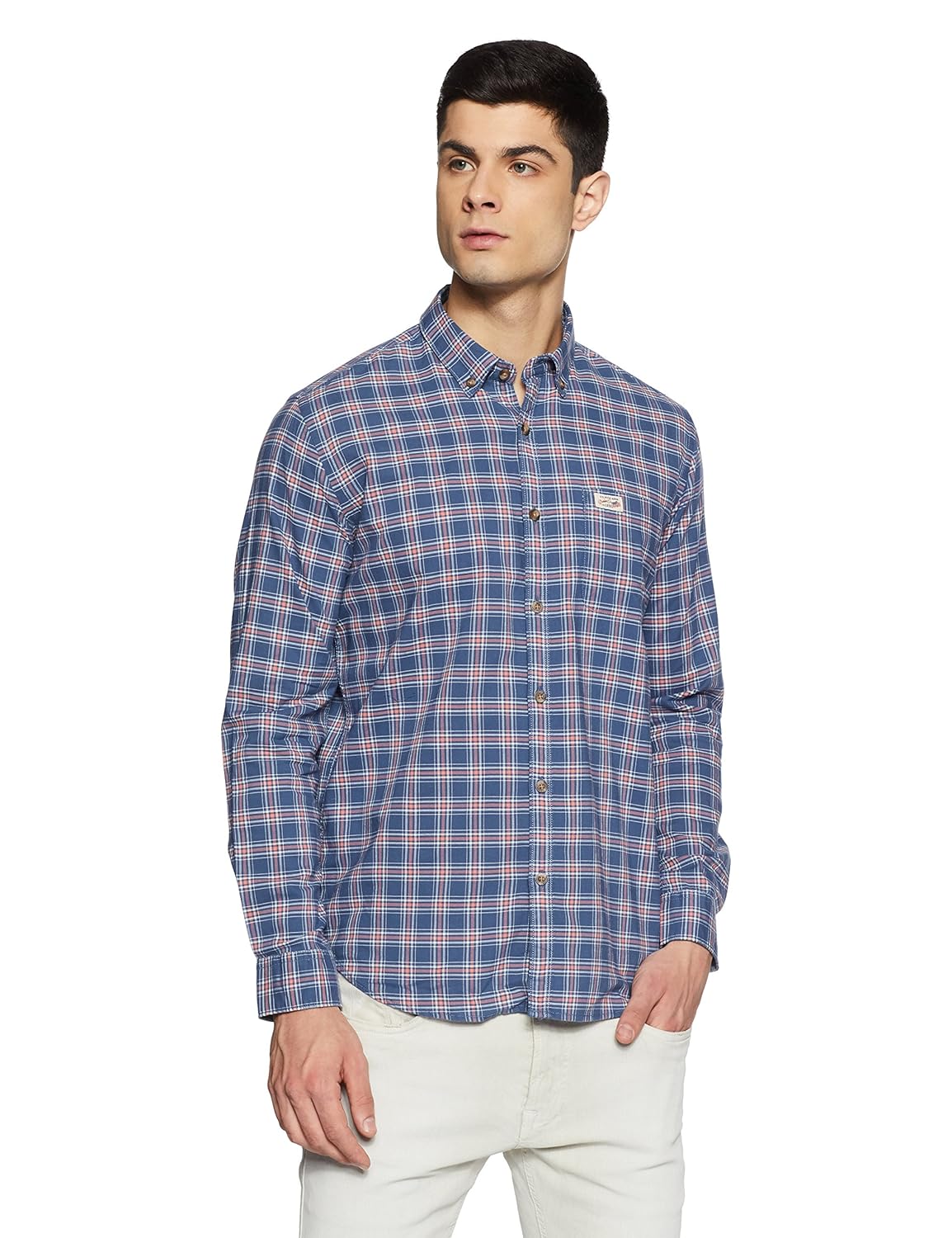 us polo association men's solid regular fit casual shirt