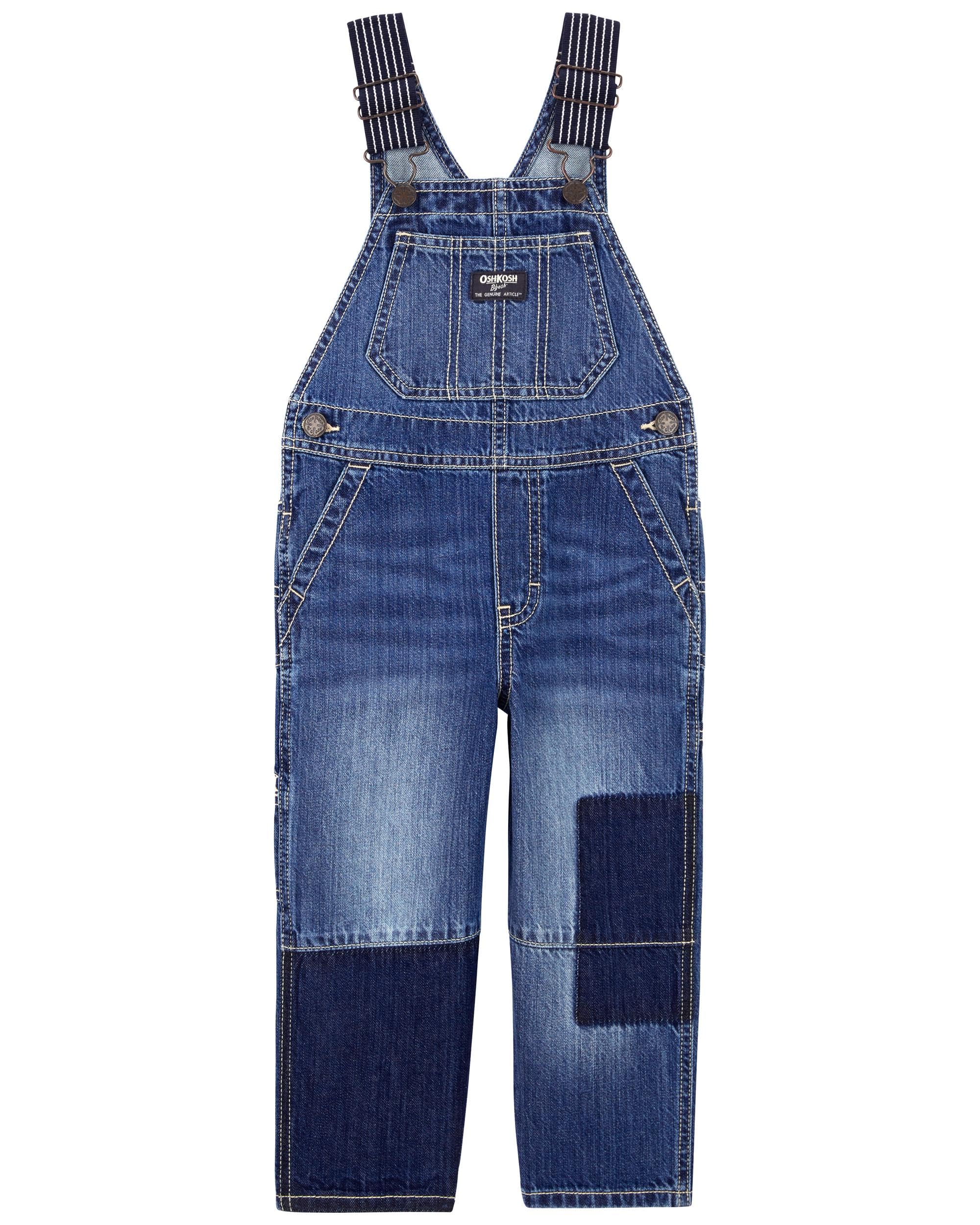 OshKosh B’Gosh Baby Boy World’s Best Overalls, Blue, 24M