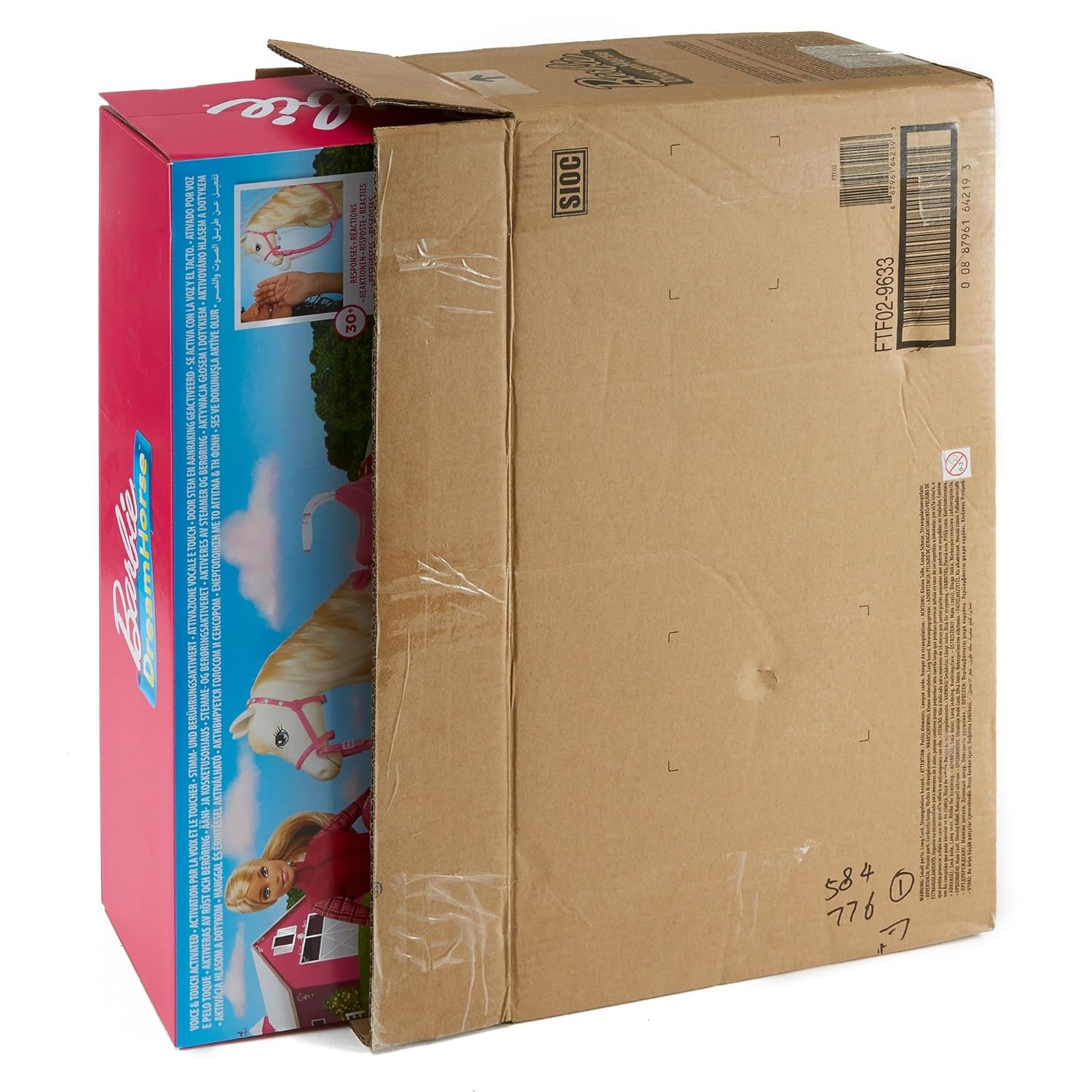 barbie ftf02 dreamhorse doll and horse