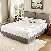 BedsPick Queen Mattress, 10 Inch Memory Foam Mattress, Medium Firm, Cooling Gel for Pressure & Back Pain Relief, Motion Isolation, Washable Cover, CertiPUR-US Certified