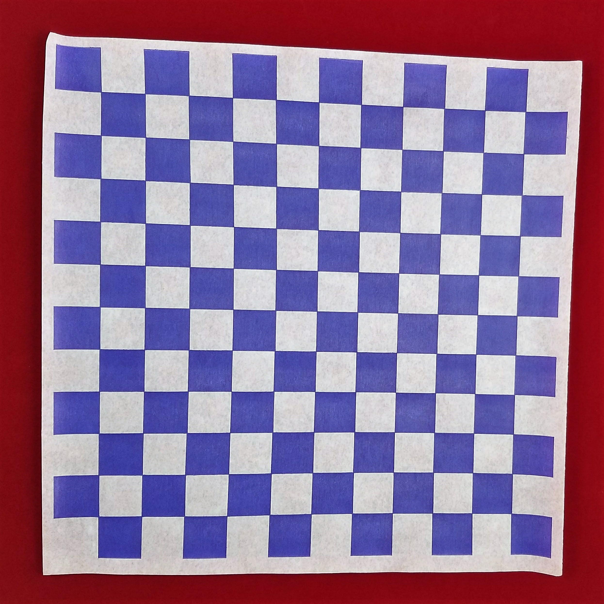 (12 x 12) Deli Square - Wax Paper - Wrap Sandwiched/Tissue (Blue) 200