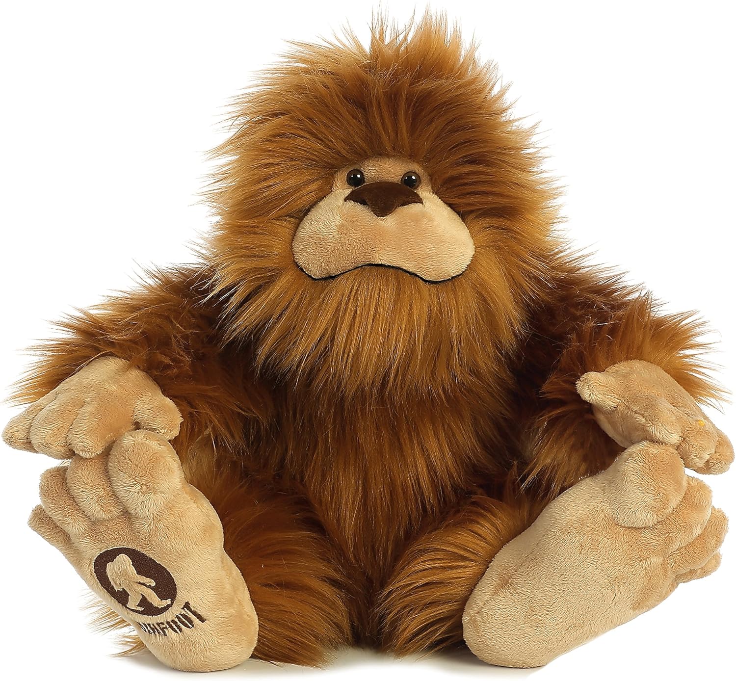 stuffed bigfoot doll