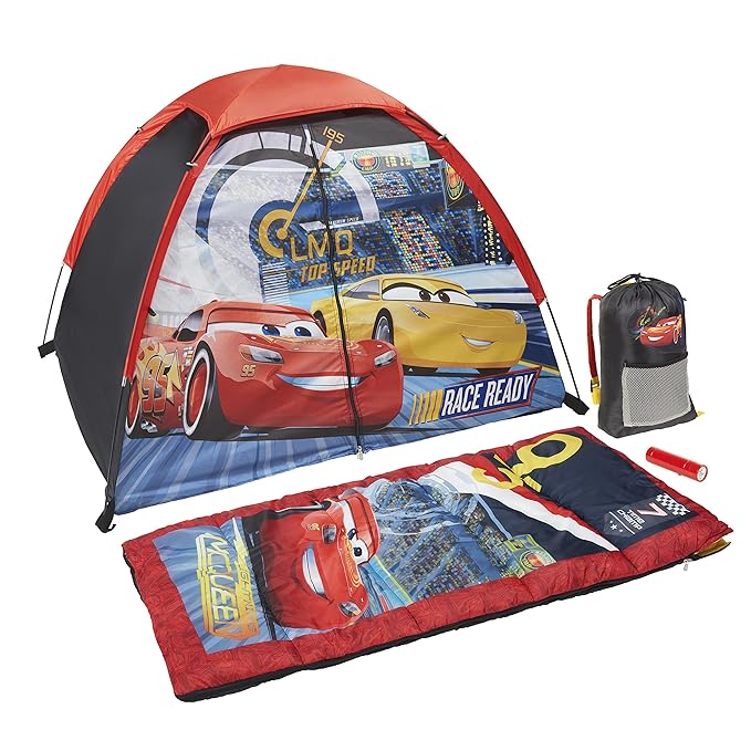 Exxel Outdoors Disney Cars Sleeping Bag Set Review