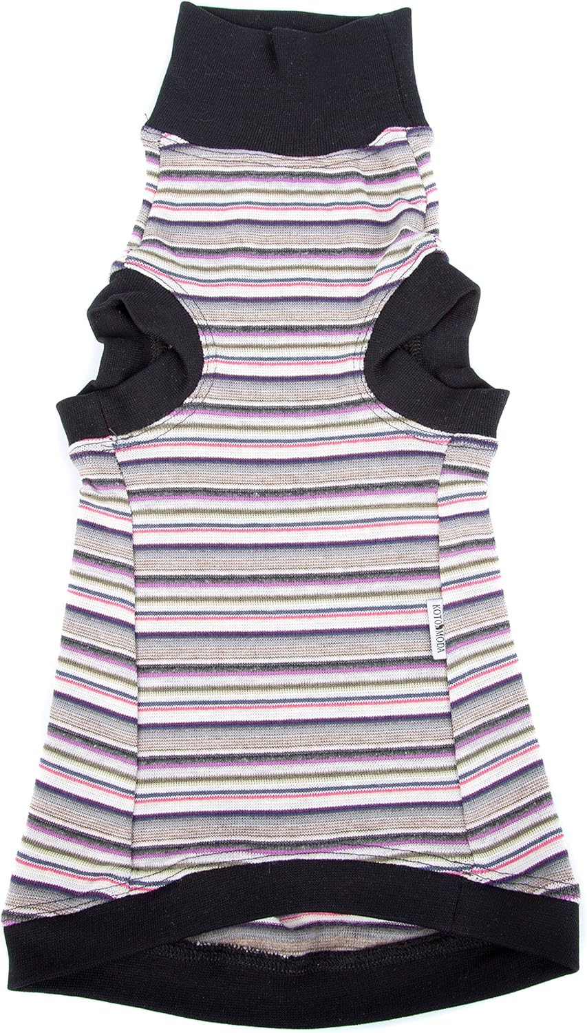 Kotomoda cat wear turtleneck Striped Cat (XL), X-Large - Image 5