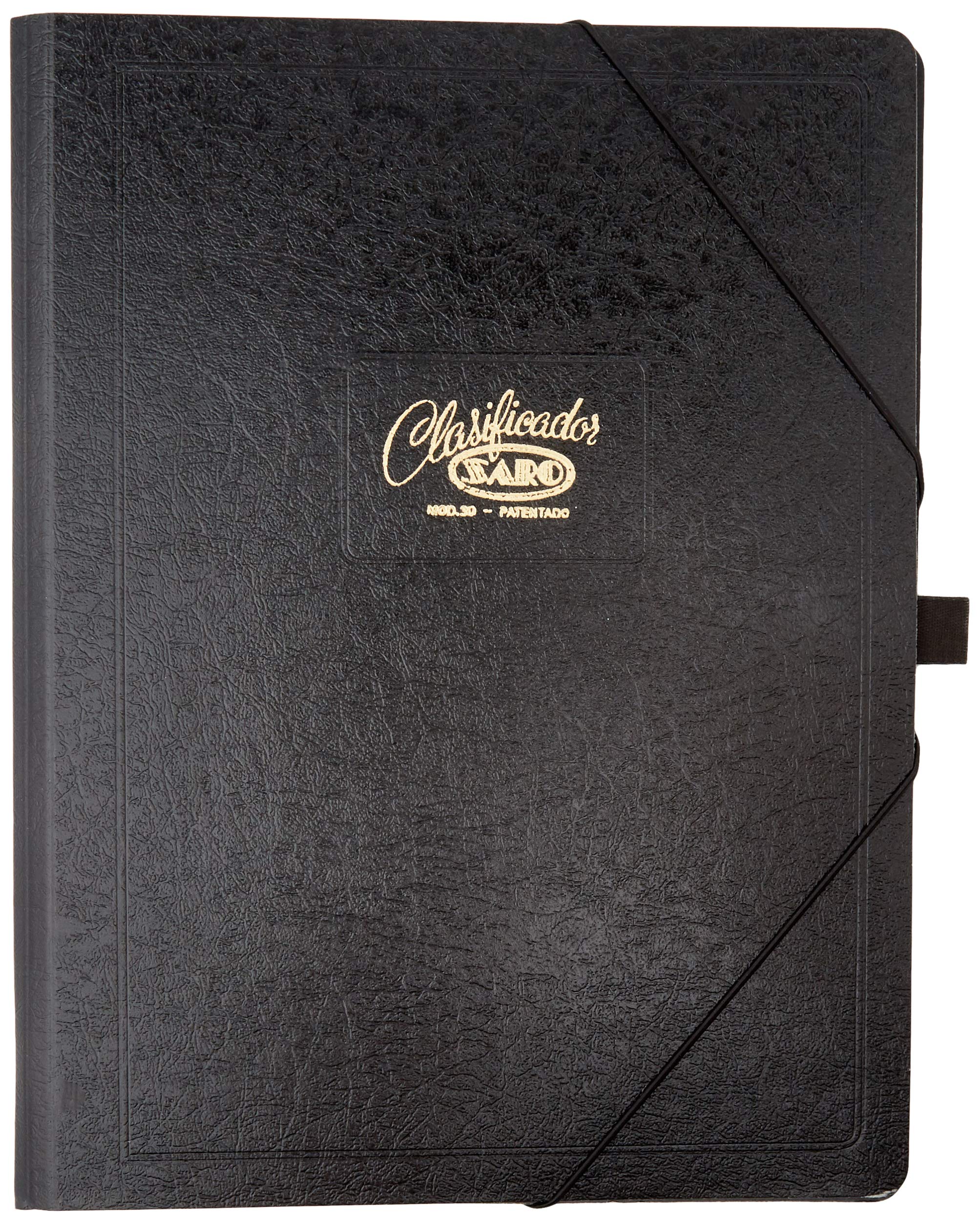 Saro - Sorting File Folder Long Foolscap Black