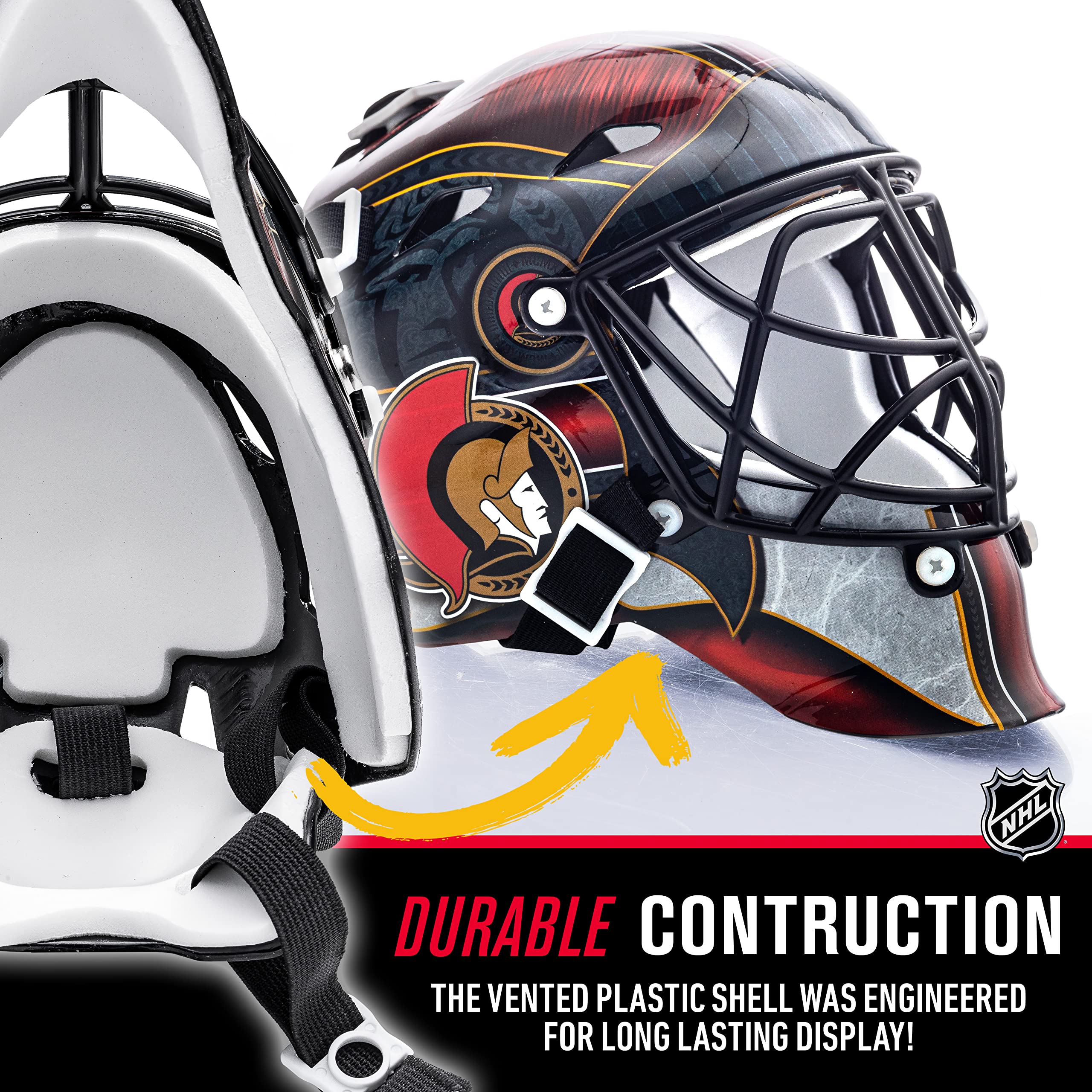 Mini Goalie Mask - Ottawa Senators