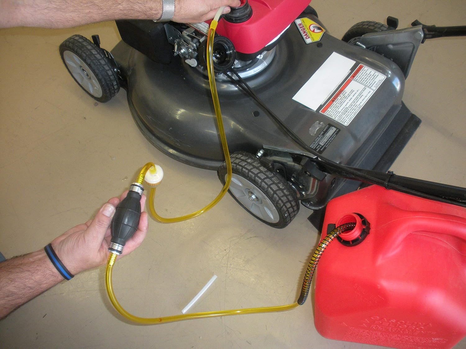 GasTapper G.T Power Equipment Fluid Extractor Pump for Gas, Oil, Water, Anti-Freeze Great on Lawnmowers, Power Equipment, Motorcycles - USA Assembly & Hose - Click at top of This Page for Full Store: Automotive