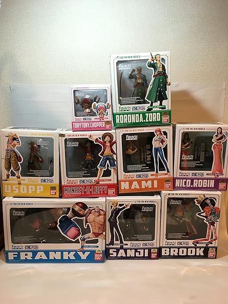 Amazon フィギュアーツzero ワンピース新世界ver 麦わらの一味9種セット フィギュア ドール 通販