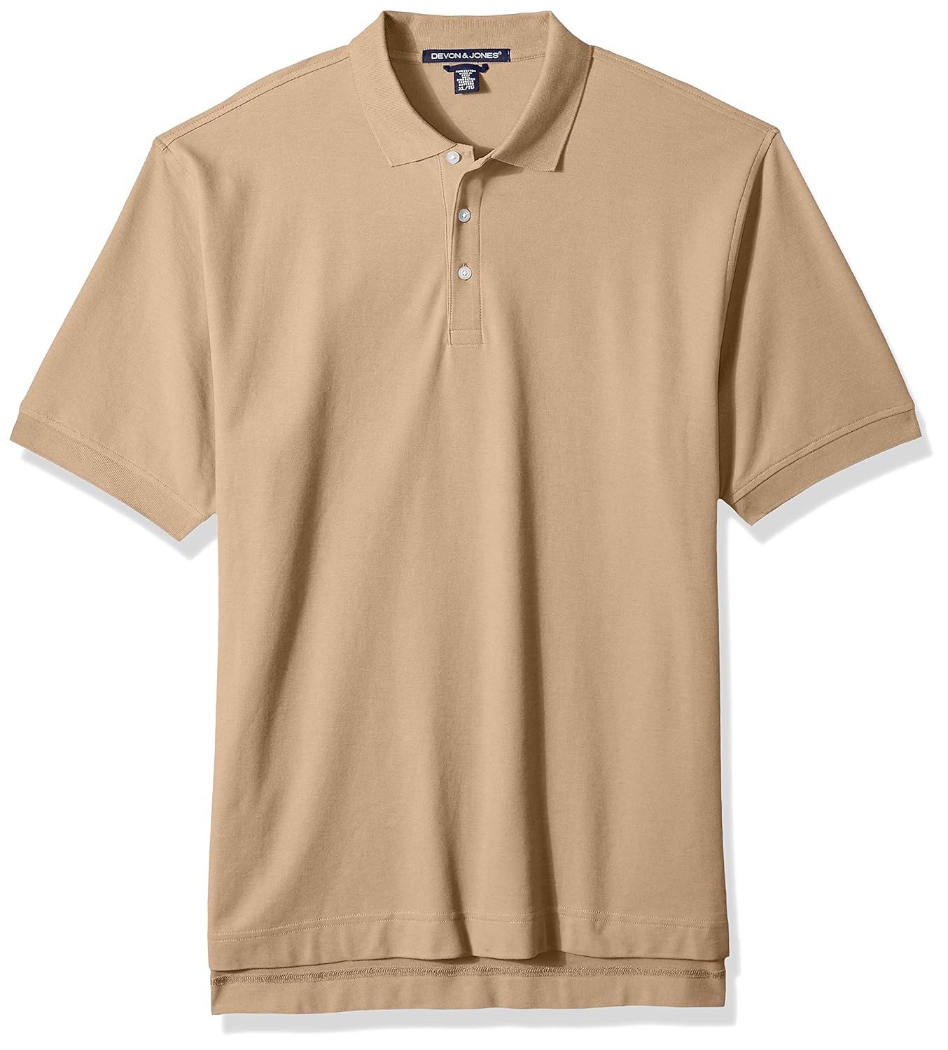 D and Jones Mens Dejn-d100-pima Piqu/&eacute; Short-Sleeve Polo