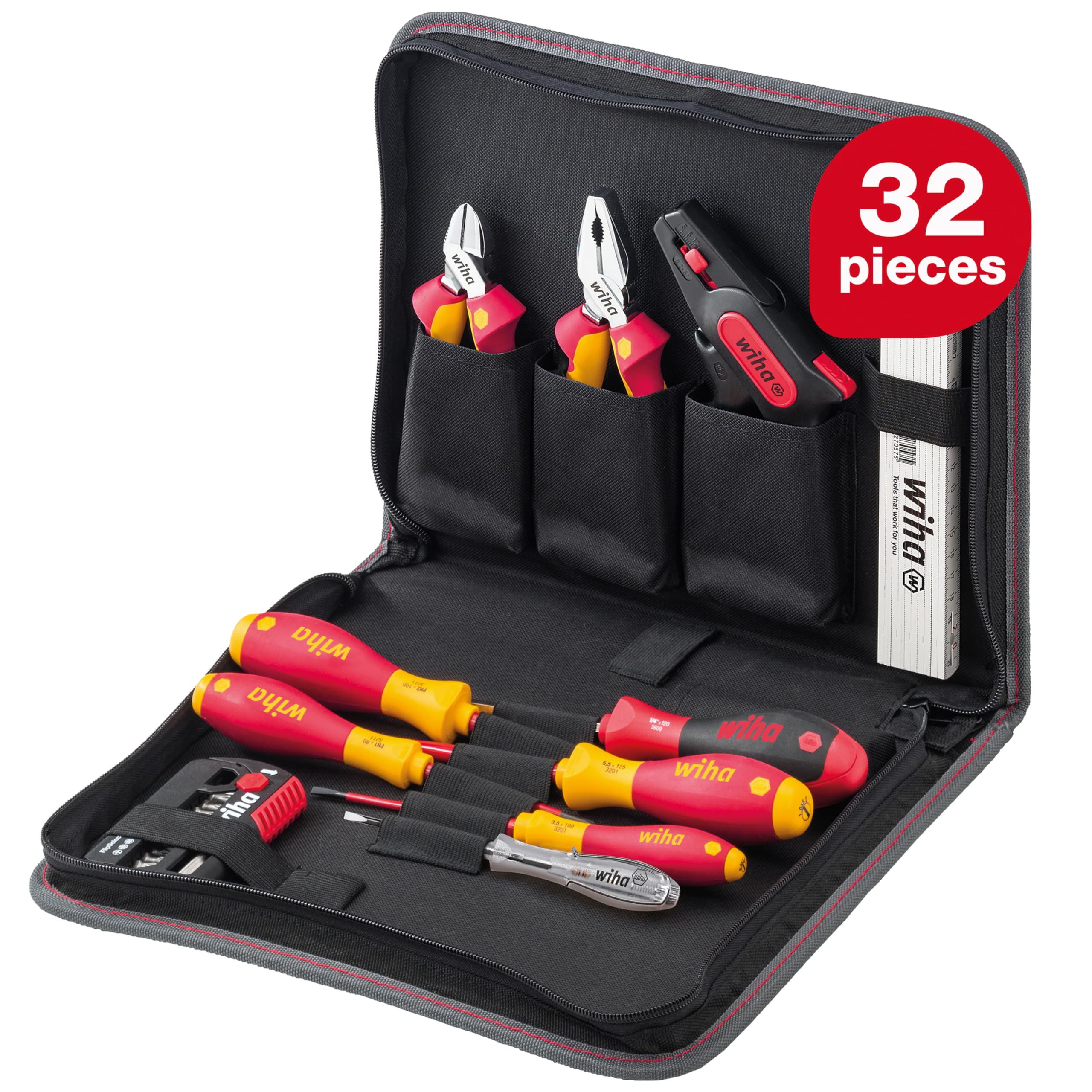 Wiha Tool Set Electrician 41241 Multi-Colour